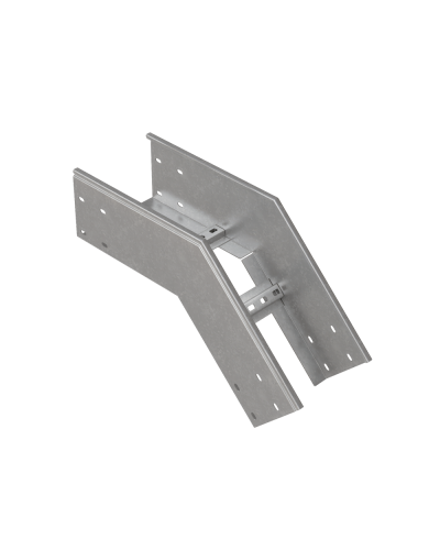 Угол лестничный вертикальный внешний 45 гр. 150х500х2,0 мм HD N КМ-профиль (LVL45-150-500-2.0 HD N) в Хабаровске Аксессуары для лотков Pintop.ru