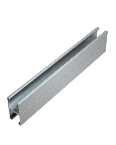 Страт-профиль двойной 41х41 L1700 мм s:1,5 HD КМ-Профиль (2STP41-41-1700 HD) в Хабаровске Аксессуары для лотков Pintop.ru