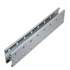 Страт-профиль двойной 41х41 L2200 мм s:2,0 (тройная перфорация) КМ-Профиль (2STPS41-41-2200 3P)