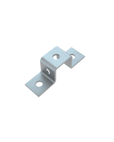 Прямоугольная скоба для страт-профиля 41х41 мм HD85 КМ-профиль (PS41-41 HD85) в Хабаровске Держатели, клипсы, скобы Pintop.ru