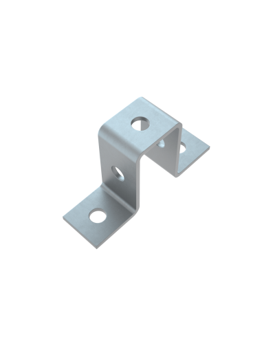 Прямоугольная скоба для страт-профиля 41х72 мм HD КМ-профиль (PS41-72 HD) в Хабаровске Держатели, клипсы, скобы Pintop.ru