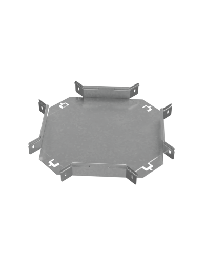 Х-разветвитель 50х150 мм ПЛЮС INOX304 КМ-Профиль (XDplus50-150 INOX304) в Хабаровске Аксессуары для лотков Pintop.ru