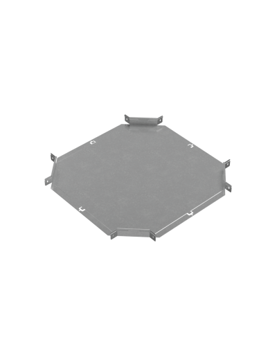 Х-разветвитель 50х500 мм ПЛЮС INOX304 КМ-Профиль (XDplus50-500 INOX304) в Хабаровске Аксессуары для лотков Pintop.ru