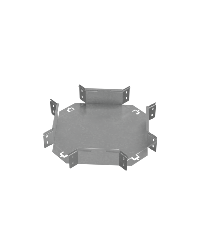 Х-разветвитель 80х150 мм ПЛЮС INOX304 КМ-Профиль (XDplus80-150 INOX304) в Хабаровске Аксессуары для лотков Pintop.ru