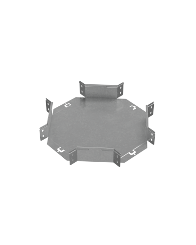 Х-разветвитель 80х200 мм ПЛЮС КМ-Профиль (XDplus80-200) в Хабаровске Аксессуары для лотков Pintop.ru