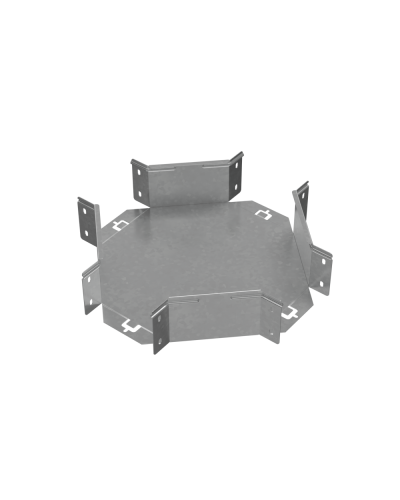 Х-разветвитель 100х150 мм ПЛЮС HD85 КМ-профиль (XDplus100-150 HD85) в Хабаровске Аксессуары для лотков Pintop.ru