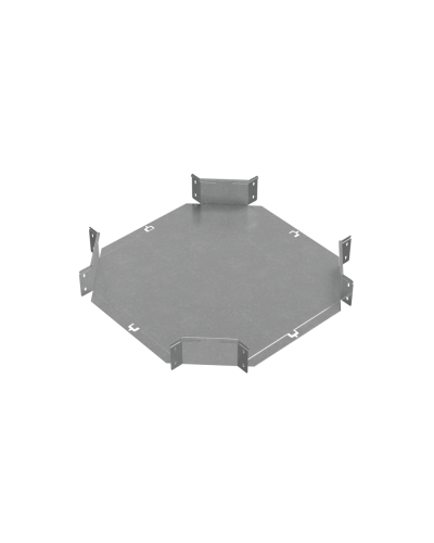 Х-разветвитель 100х400 мм ПЛЮС INOX304 КМ-Профиль (XDplus100-400 INOX304) в Хабаровске Аксессуары для лотков Pintop.ru