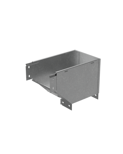 Угол вертикальный внешний R 100х200 мм с разворотом трассы на 90 гр. ПЛЮС HD КМ-Профиль (VLPDplus90-100-200-R HD) в Хабаровске Аксессуары для лотков Pintop.ru