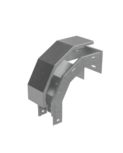 Т-ответвитель крышка верт. вниз 50х500х200 мм ПЛЮС INOX304 КМ-Профиль (OKTDplus50-500-200 INOX304) в Хабаровске Аксессуары для лотков Pintop.ru