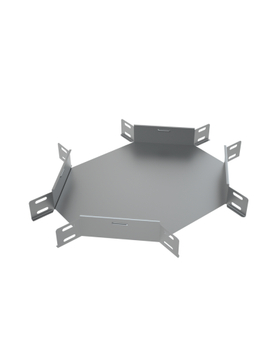 Х-разветвитель 50х150 мм КМ-Профиль (XD50-150) в Хабаровске Аксессуары для лотков Pintop.ru