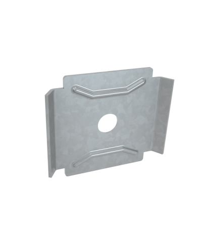 Фиксатор площадка INOX304 КМ-Профиль (FP INOX304) в Хабаровске Аксессуары для лотков Pintop.ru