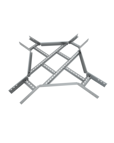 Х-разветвитель лестничный 100х400х1,2 мм HD КМ-Профиль (LXD100-400-1.2 HD) в Хабаровске Аксессуары для лотков Pintop.ru