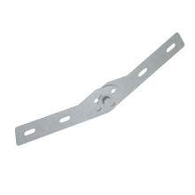 Шарнирный соединитель лестничного лотка 50 мм "Быстрый монтаж" КМ-Профиль (LSHS1)