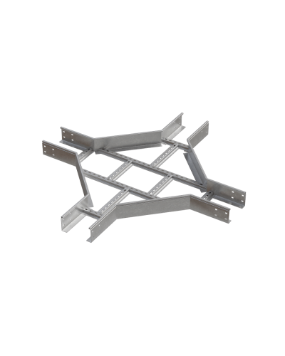 Х-разветвитель лестничный 100х300х1,2 мм INOX304 N КМ-Профиль (LXD100-300-1.2 INOX304 N) в Хабаровске Аксессуары для лотков Pintop.ru