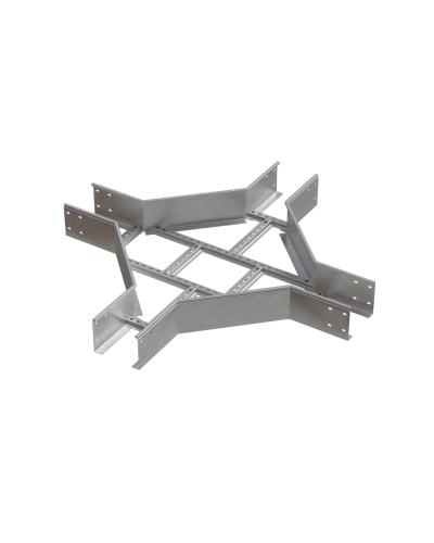 Х-разветвитель лестничный 150х700х2,0 мм HD N КМ-профиль (LXD150-700-2.0 HD N) в Хабаровске Аксессуары для лотков Pintop.ru