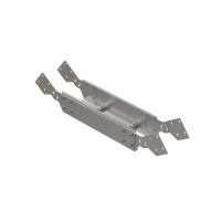 Вертикальный шарнирный угол 150х150х1,5 мм HD85 N КМ-профиль (LSHL150-150-1.5 HD85 N)