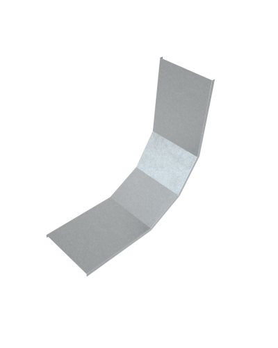 Крышка лестничного вертикального внутреннего угла 90 гр. 600 мм HD85 КМ-профиль (KLNL90-600 HD85) в Хабаровске Аксессуары для лотков Pintop.ru