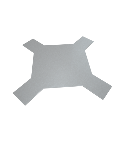 Крышка лестничного Х-разветвителя 800 мм КМ-профиль (KLXD800) в Хабаровске Аксессуары для лотков Pintop.ru