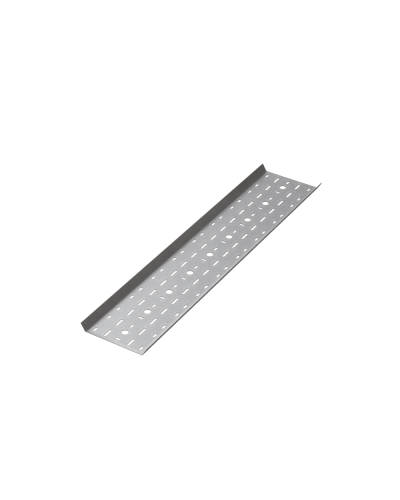 Дно лестничного лотка перфорированное 600х1,0 L2500 мм КМ-профиль (DLLP600-1.0-2500) в Хабаровске Кабельные лотки Pintop.ru