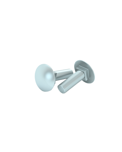 Болт с полукруглой головкой и квадратным подголовком М8х70 мм DIN 603 (упак. 30 шт) КМ-Профиль (BTG8-70) в Хабаровске Крепеж Pintop.ru