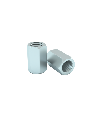 Гайка соединительная М12 DIN 6334 (упак. 20 шт) КМ-Профиль (MS12) в Хабаровске Крепеж Pintop.ru