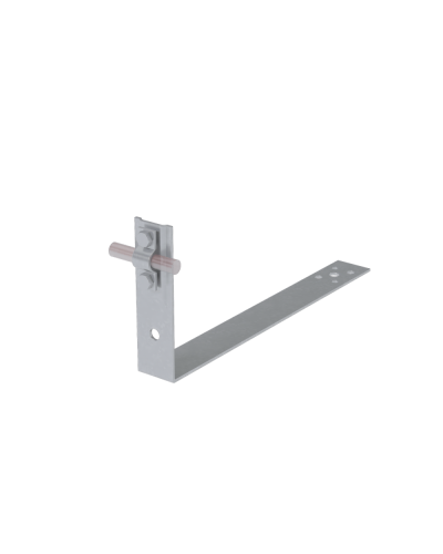 Черепичный держатель болтовой на обрешётку для прутка Ø 5-10 мм L380 мм H100 мм HD КМ-профиль (CDBO-L380-D5-10 HD) в Хабаровске Крепеж Pintop.ru