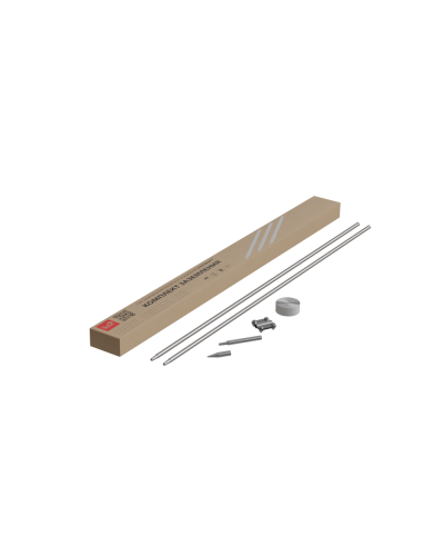 Комплект заземления из 2 стержней Ø 16 мм L=1,5 м HD КМ-Профиль (KTZ-D16-2 HD) в Хабаровске Монтажные материалы Pintop.ru