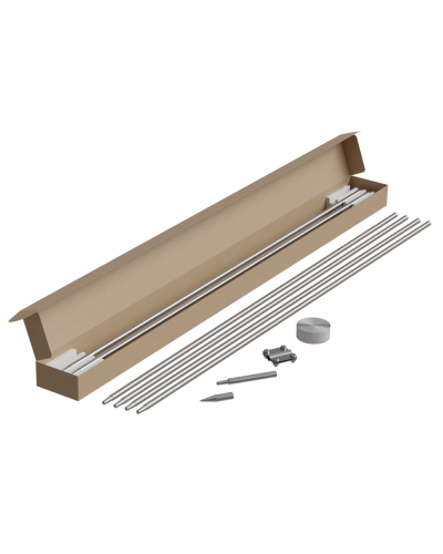 Комплект заземления из 6 стержней Ø 16 мм L=1,5 м TD КМ-Профиль (KTZ-D16-6 TD) в Хабаровске Монтажные материалы Pintop.ru