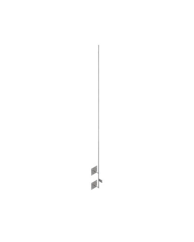 Молниеприемная мачта с опорой к стене составная H3 м HD КМ-Профиль (MKSR-H3 HD) в Хабаровске Монтажные материалы Pintop.ru
