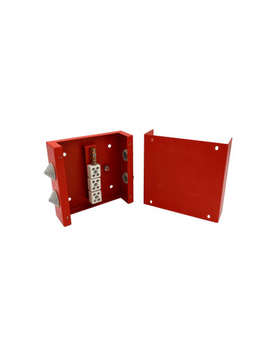 Коробка распределительная огнестойкая КРОПС, IP41, габаритные размеры 130х130х40 мм, для кабелей сечением до 2,5 мм2, 8 клемм КМ-Профиль (FRJB-KM-ST2-2.5-08-КРОПС-IP41) в Хабаровске Распределительные коробки Pintop.ru