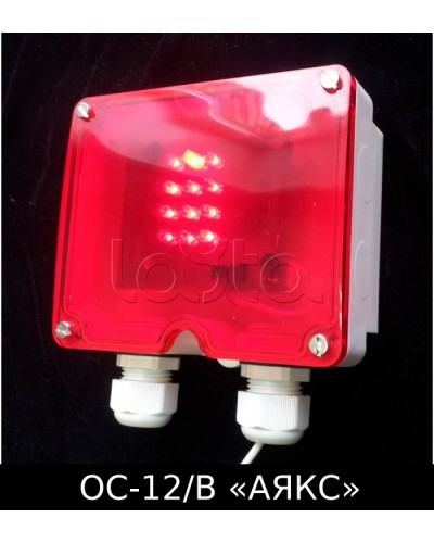 Оповещатель световой взрывозащищенный ОС-12/В Аякс Магнито-Контакт в Хабаровске Оповещатели Ex Pintop.ru