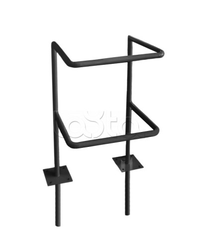 Ограждение стойки считывателя ОС-1 АЯКС, цвет черный, «под бетонирование» Магнито-контакт в Хабаровске Ограждения Pintop.ru