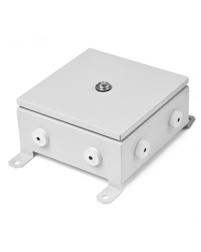 Коробка монтажная огнестойкая металлическая герметичная КМОМГ (12к х 2,5мм) 200х200х60 IP 54 (6 вводов) ПожТехКабель (076-404) в Хабаровске Распределительные коробки Pintop.ru