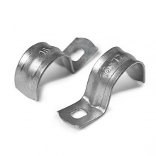 Скоба металлическая однолапковая 21-22 мм под саморез (100 шт/уп) ПожТехКабель PTK-Accessories 850-006