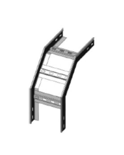 Угол вертикальный внешний 90° 100х80 (1,2) для лестничного лотка ПожТехКабель (651-312) в Хабаровске Кабельные лотки Pintop.ru