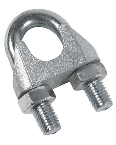 Зажим троса D3 усиленный ПожТехКабель (890-510) в Хабаровске Трос и аксессуары Pintop.ru