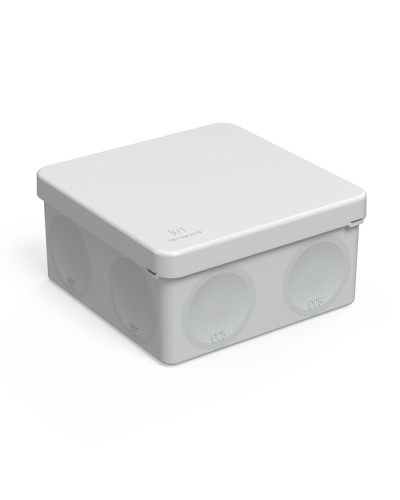 Коробка распред. 60-0300м двухкомп. безгалогенная (HF) 100х100х50 (8шт/уп) Промрукав (60-0300м) в Хабаровске Распределительные коробки Pintop.ru