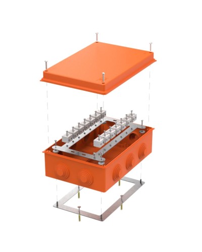 Коробка огнест. для о/п 40-0330-FR6.0-28 Е15-Е120 RAL2004 260х175х90 (7 шт/кор) Промрукав (40-0330-FR6.0-28) в Хабаровске Распределительные коробки Pintop.ru