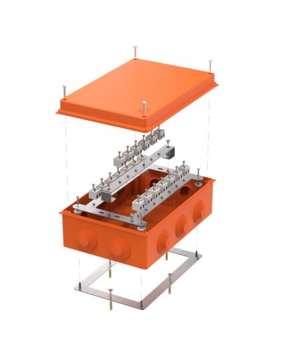 Коробка огнест. для о/п 40-0330-FR2.5-40 Е15-Е120 RAL2004 260х175х90 (7 шт/кор) Промрукав (40-0330-FR2.5-40) в Хабаровске Распределительные коробки Pintop.ru