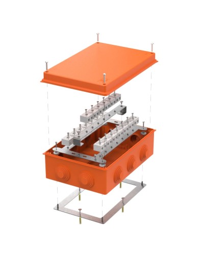Коробка огнест. для о/п 40-0330-FR10.0-40 Е15-Е120 RAL2004 260х175х90 (7 шт/кор) Промрукав (40-0330-FR10.0-40) в Хабаровске Распределительные коробки Pintop.ru