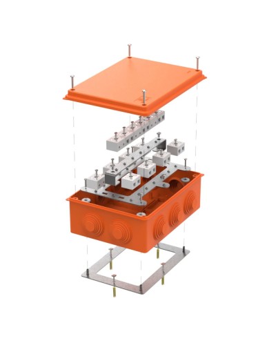 Коробка огнест. для о/п 40-0320-FR10.0-28 Е15-Е120 RAL2004 200х150х75 (5 шт/кор) Промрукав (40-0320-FR10.0-28) в Хабаровске Распределительные коробки Pintop.ru