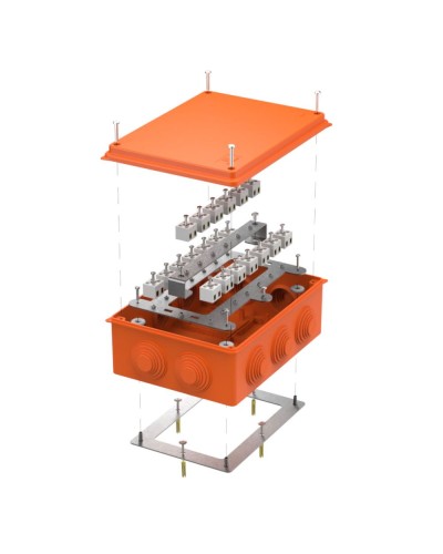 Коробка огнест. для о/п 40-0320-FR2.5-40 Е15-Е120 RAL2004 200х150х75 (5 шт/кор) Промрукав (40-0320-FR2.5-40) в Хабаровске Распределительные коробки Pintop.ru