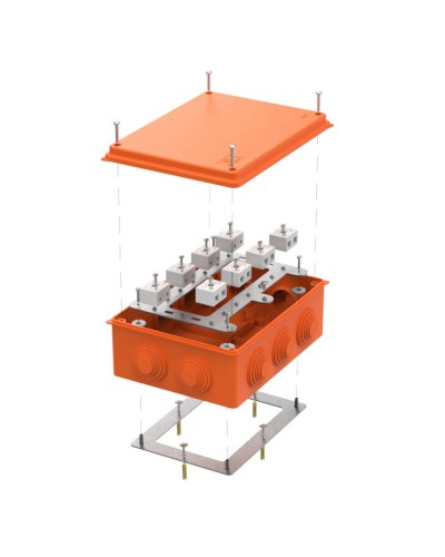 Коробка огнест. для о/п 40-0320-FR10.0-16 Е15-Е120 RAL2004 200х150х75 (5 шт/кор) Промрукав (40-0320-FR10.0-16) в Хабаровске Распределительные коробки Pintop.ru