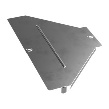 Крышка переходника симметричного Стандарт INOX (AISI 304) 500х150 Промрукав (PR16.5978)