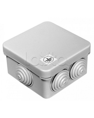 Коробка уравнивания потенциалов для открытой установки 70х70х40 (132шт/кор) Промрукав (40-0200-У) в Хабаровске Распределительные коробки Pintop.ru