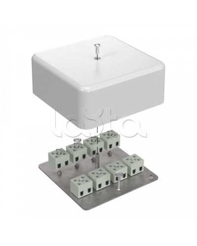 Коробка огнестойкая для кабель-канала 40-0470-FR2.5-16 Е15-Е60 (латунь) 103х103х45 Промрукав (40-0470-FR2.5-16-Е60) в Хабаровске Распределительные коробки Pintop.ru