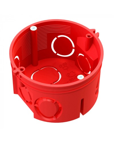 Коробка установочная 80-0501См (HF) 68х42 с саморезами без соединителя (8шт/уп) Промрукав (80-0501См) в Хабаровске Распределительные коробки Pintop.ru