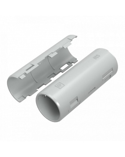 Муфта разборная d25 мм атмосферостойкая серая (40шт/640шт уп/кор) Промрукав (PR13.0411) в Хабаровске Повороты, муфты, тройники Pintop.ru