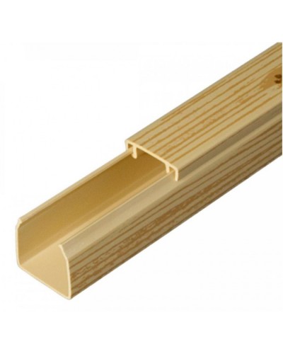 Кабель-канал сосна 2-й замок 16х16 (120м/уп) Промрукав (PR.025435) в Хабаровске Кабель-канал Pintop.ru