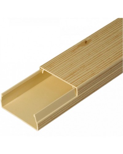 Кабель-канал сосна 2-й замок 40х16 (56м/уп) Промрукав (PR.025439) в Хабаровске Кабель-канал Pintop.ru